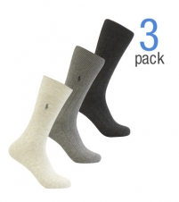 3-Pack Cotton Rib Classic Dress Slack Sock